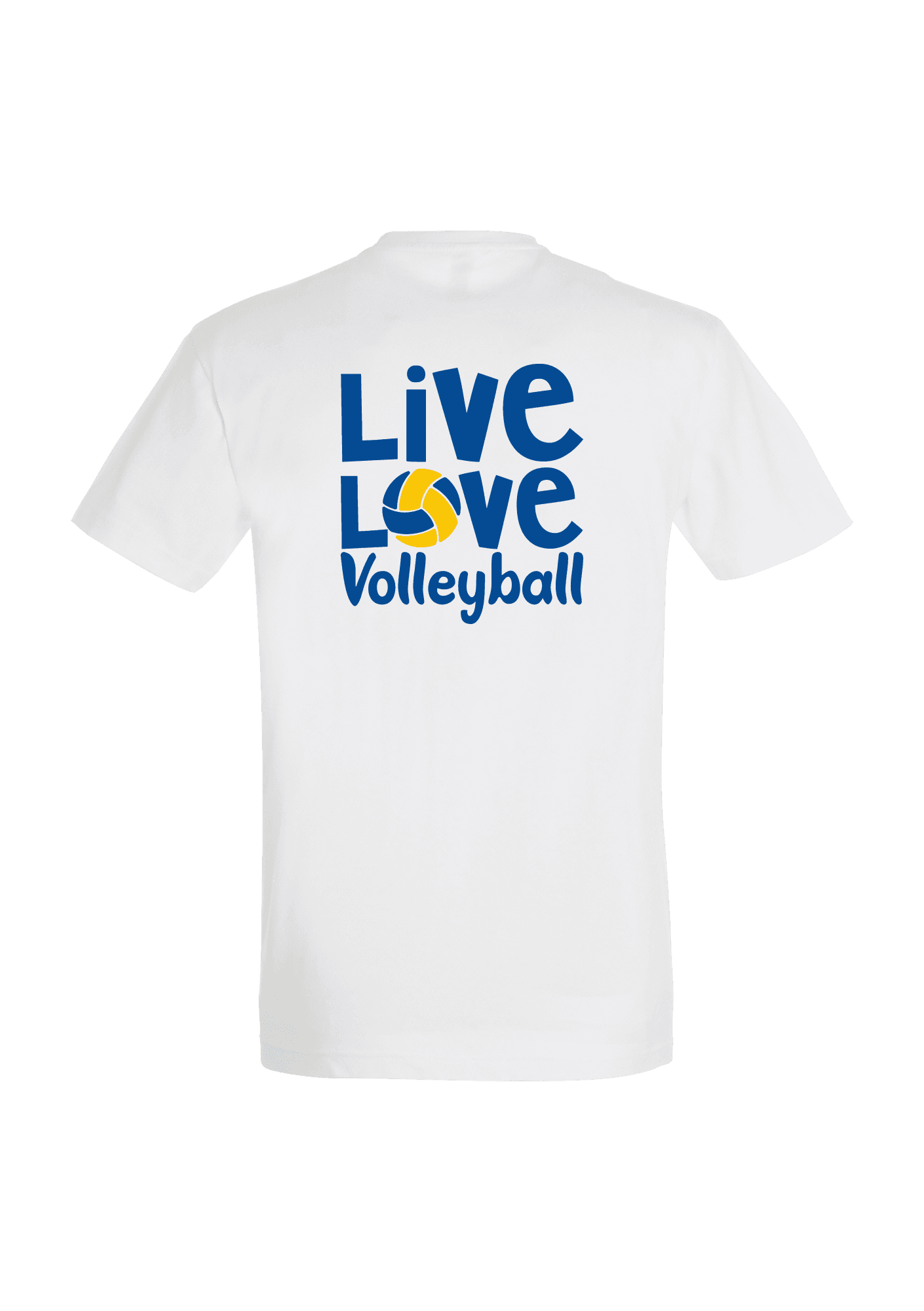 Camiseta blanca para hombre 190g 002 Club Voley Playa Kzero12 - CVK02-IMPERIALBLANCOATRAS