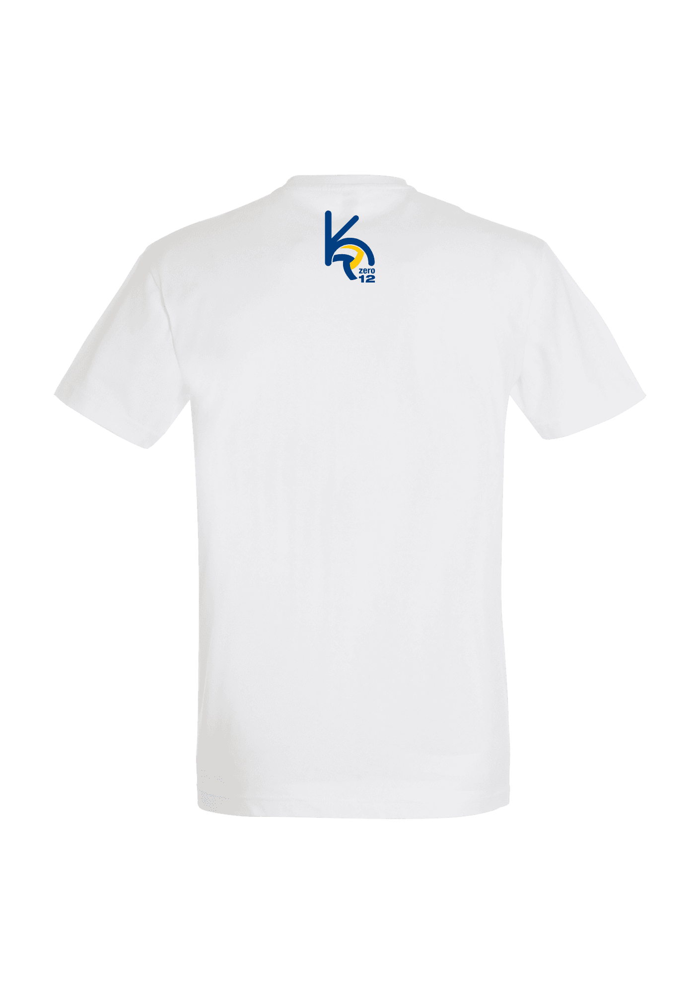 Camiseta blanca para hombre 190g 008 Club Voley Playa Kzero12 - CVK08-IMPERIALBLANCOATRAS